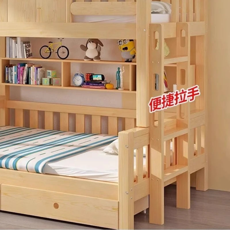 bedroom Slide kids bed,  luxury king size frame, full queen, Drawer storage, bunk beds, mattress, wooden furniture