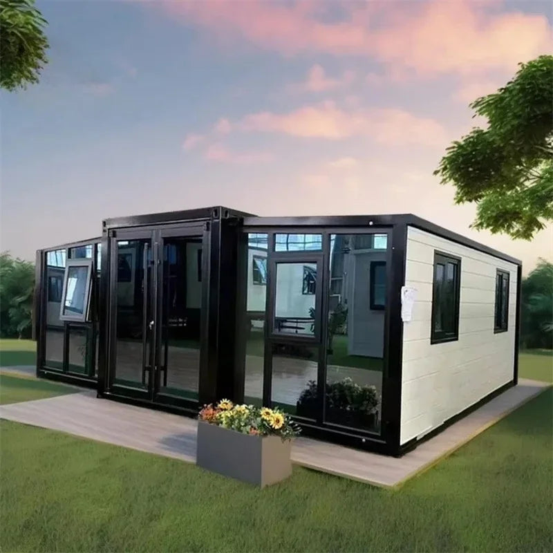 Prefab Houses 2 Story Mobile Homes Expandable Container House Tiny Folding Room Vacation House
