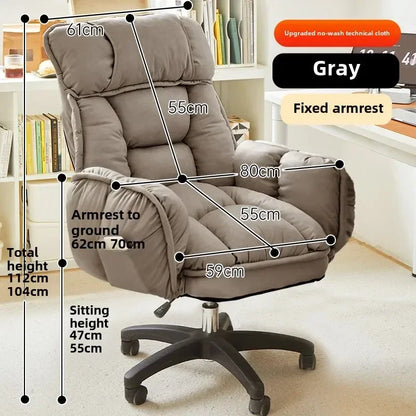 Footrest, Wheels, Student Relaxing Gaming Office Chair