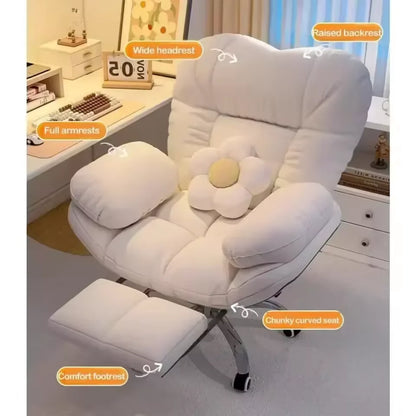 Recliner Gaming Chair - Home Office Desk Chair with Lift