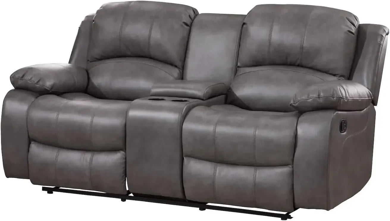 Hot sales till sold out, 2PC Leather Air Reclining Sofa Loveseat Set Living Room Set