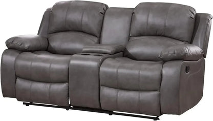 Hot sales till sold out, 2PC Leather Air Reclining Sofa Loveseat Set Living Room Set
