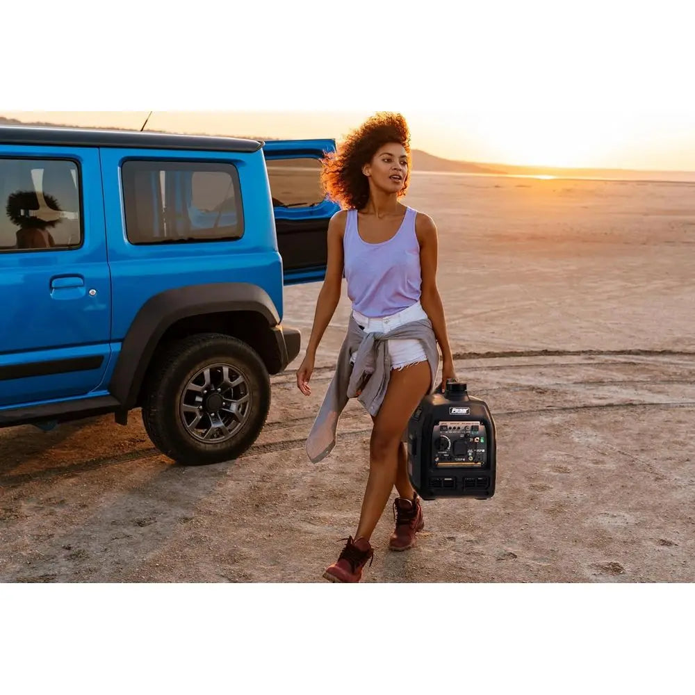 Portable 4000W Ultra-Quiet Dual-Fuel Generator with Parallel Capability, RV and CARB Approved