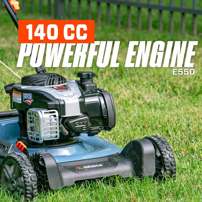 Customizable  Gas Push Lawn Mower with 140 cc 4-Cycle Briggs & Stratton Engine, Bagging, Mulching