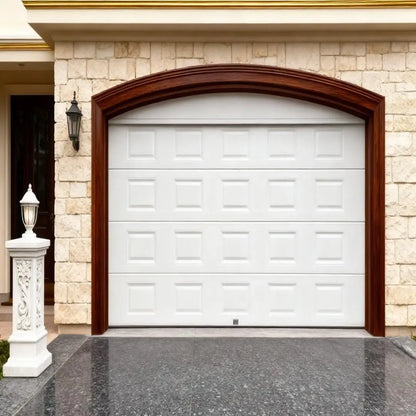 Edgydoor Garage Door: 8x7ft Foam Panels with Tempered Glass Windows - 2025 Bestseller for Residential Use