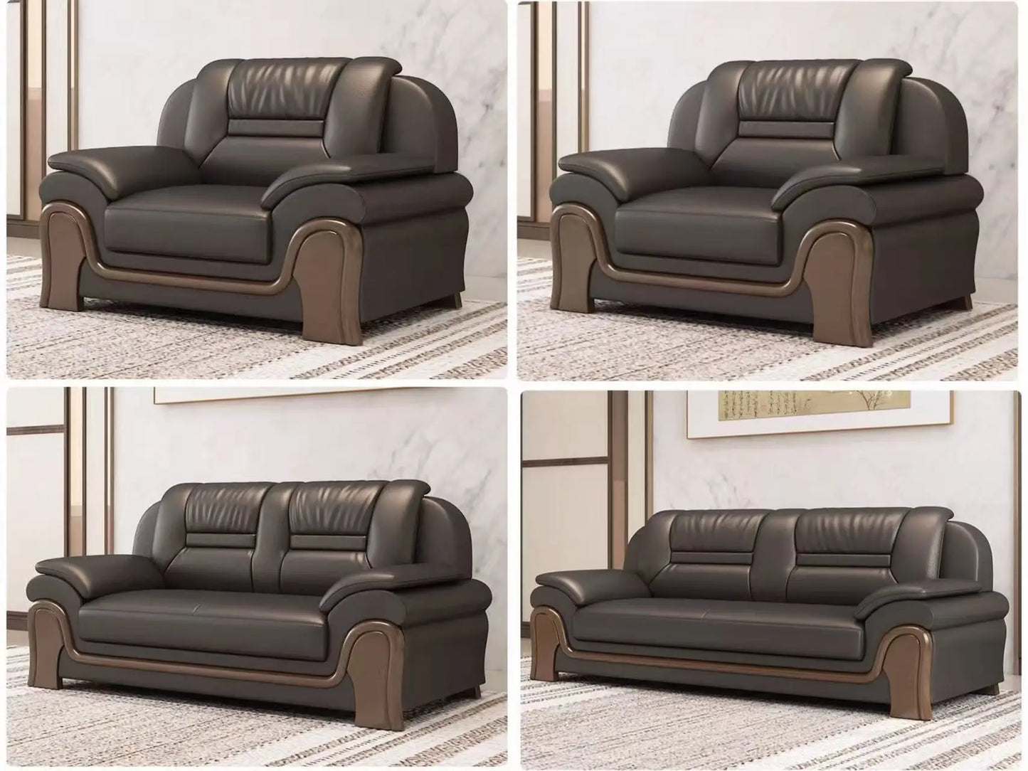 Living Room Sofas Set, Lounge Recliner Sofas Set, Relaxing