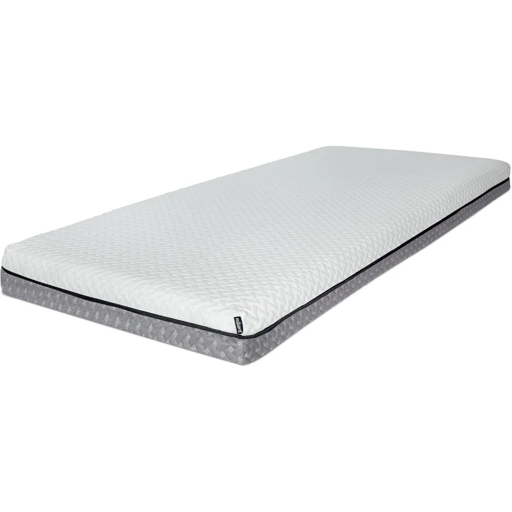 5 in. Deluxe Memory Foam Mattress Cot, Dual-Sided - for Bunk Bed, Daybed, Trundle or Folding Bed Replacement (73.5x31x5
