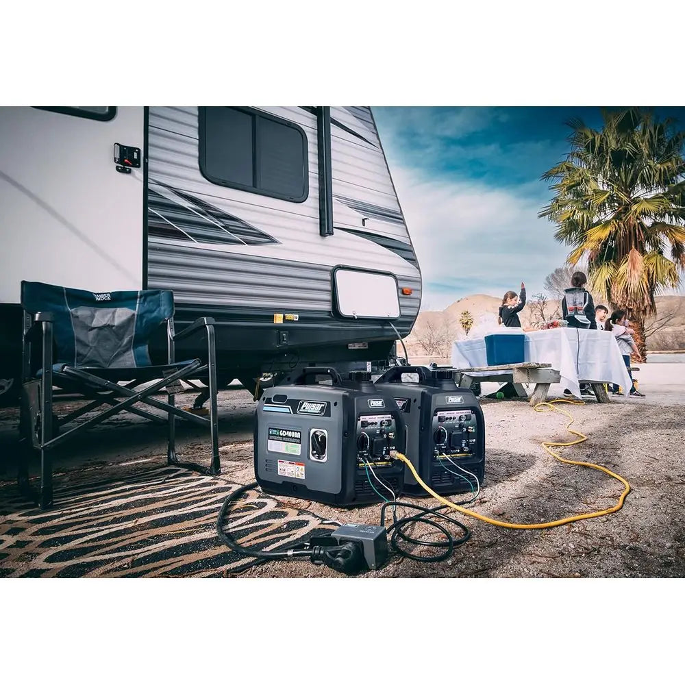 Portable 4000W Ultra-Quiet Dual-Fuel Generator with Parallel Capability, RV and CARB Approved