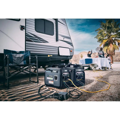 Portable 4000W Ultra-Quiet Dual-Fuel Generator with Parallel Capability, RV and CARB Approved