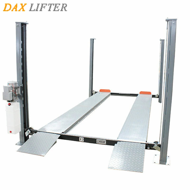 Good Quality 3600kg 1800mm Height Four Post Hydraulic Durable Automatic Car Lift Parking