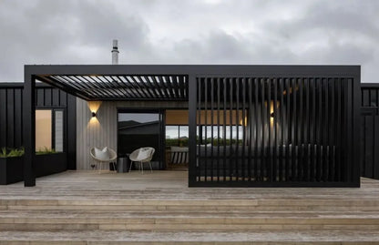Outdoor, Waterproof, Aluminum, Louvered Sunroof Pergola Sun Shade Frame Electric,  Roof  Canopy