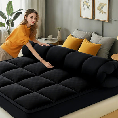 Extra Thick Mattress covers  Topper 1000Gsm Cooling Noiseless Breathable Fitted 8-21 Deep Pocket Machine Washable