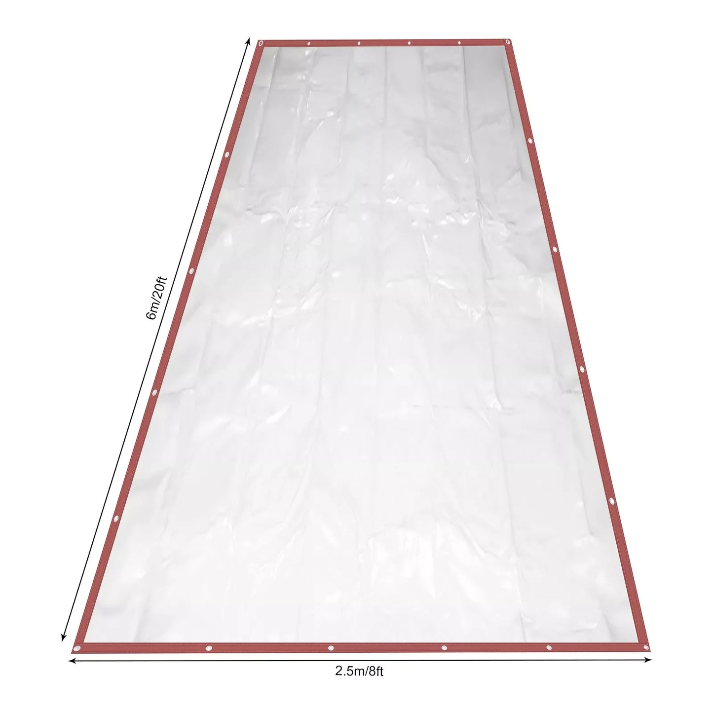 Commercial Waterproof, Vinyl Clear Awning, Canopy Roll Up, Patio Enclosure