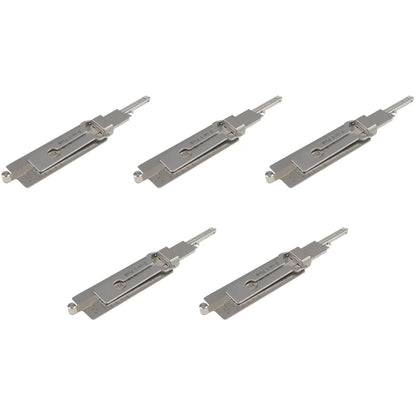 1-5PCS Stainless Steel Key Decoder, Precision Hook Hand, Tool O-ring Pickup Repair Kit, Lock Pick Kit