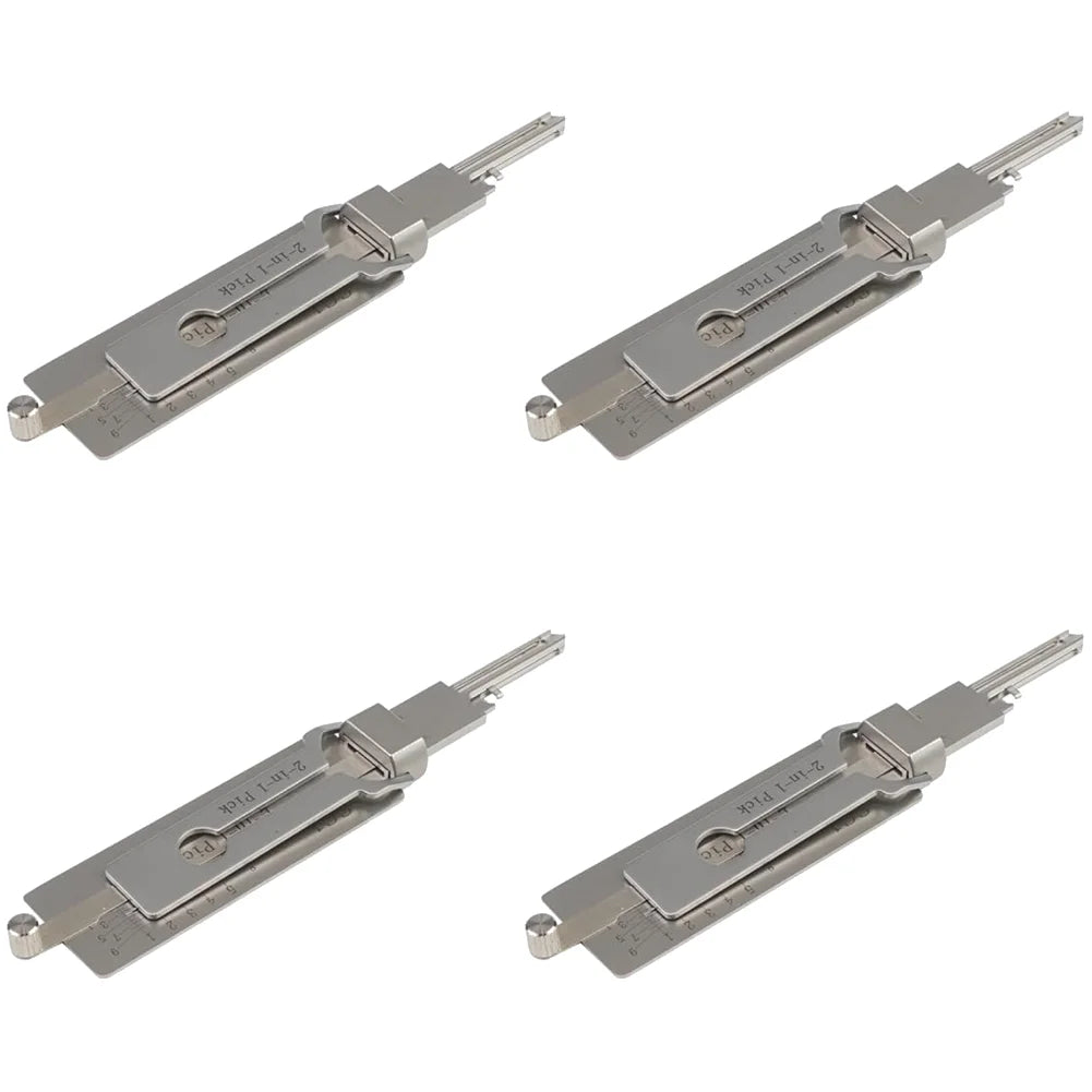 1-5PCS Stainless Steel Key Decoder, Precision Hook Hand, Tool O-ring Pickup Repair Kit, Lock Pick Kit