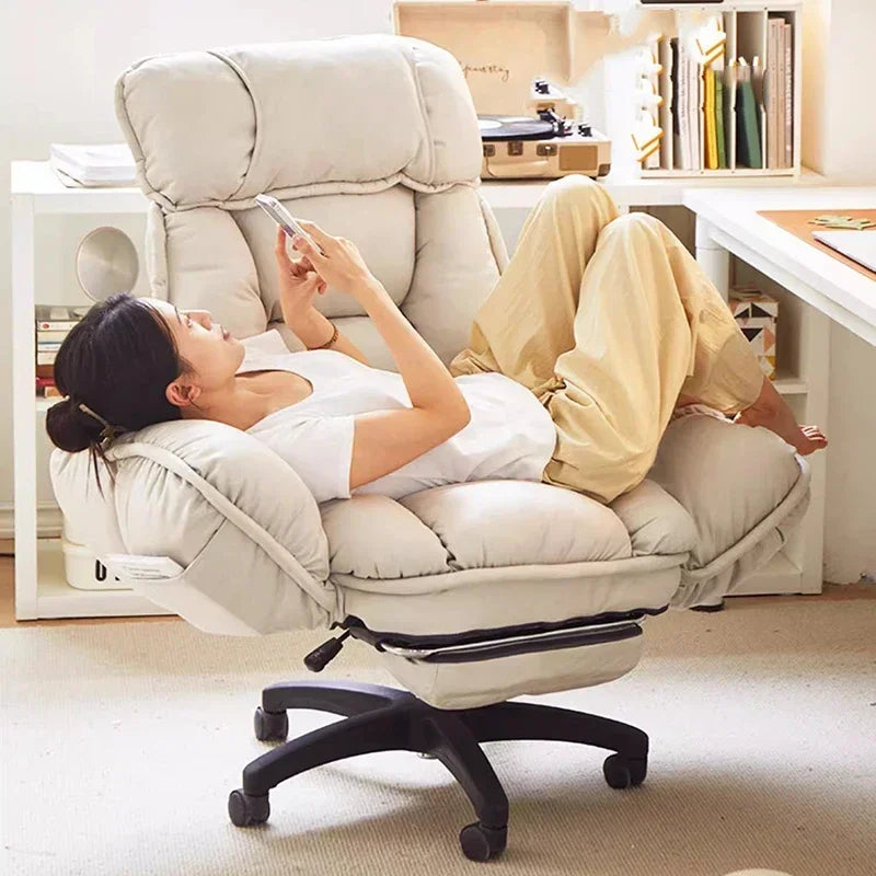 Footrest, Wheels, Student Relaxing Gaming Office Chair