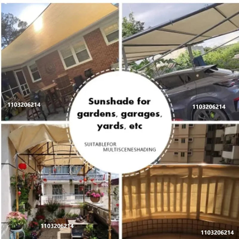 7 Colors Outdoor Garden, Camping Hiking Tent, Sunshade Net, High Density Polyethylene Gardening, Sunshade Cloth, Sunscreen Net