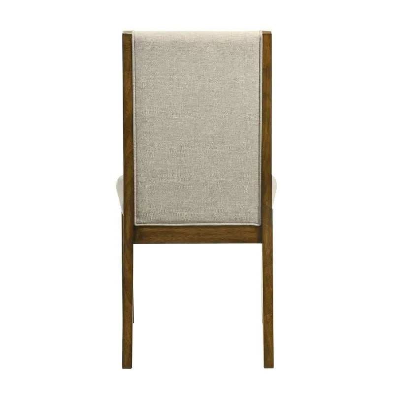 Dining Table Set, Handcrafted Solid Wood, Upholstered Chairs