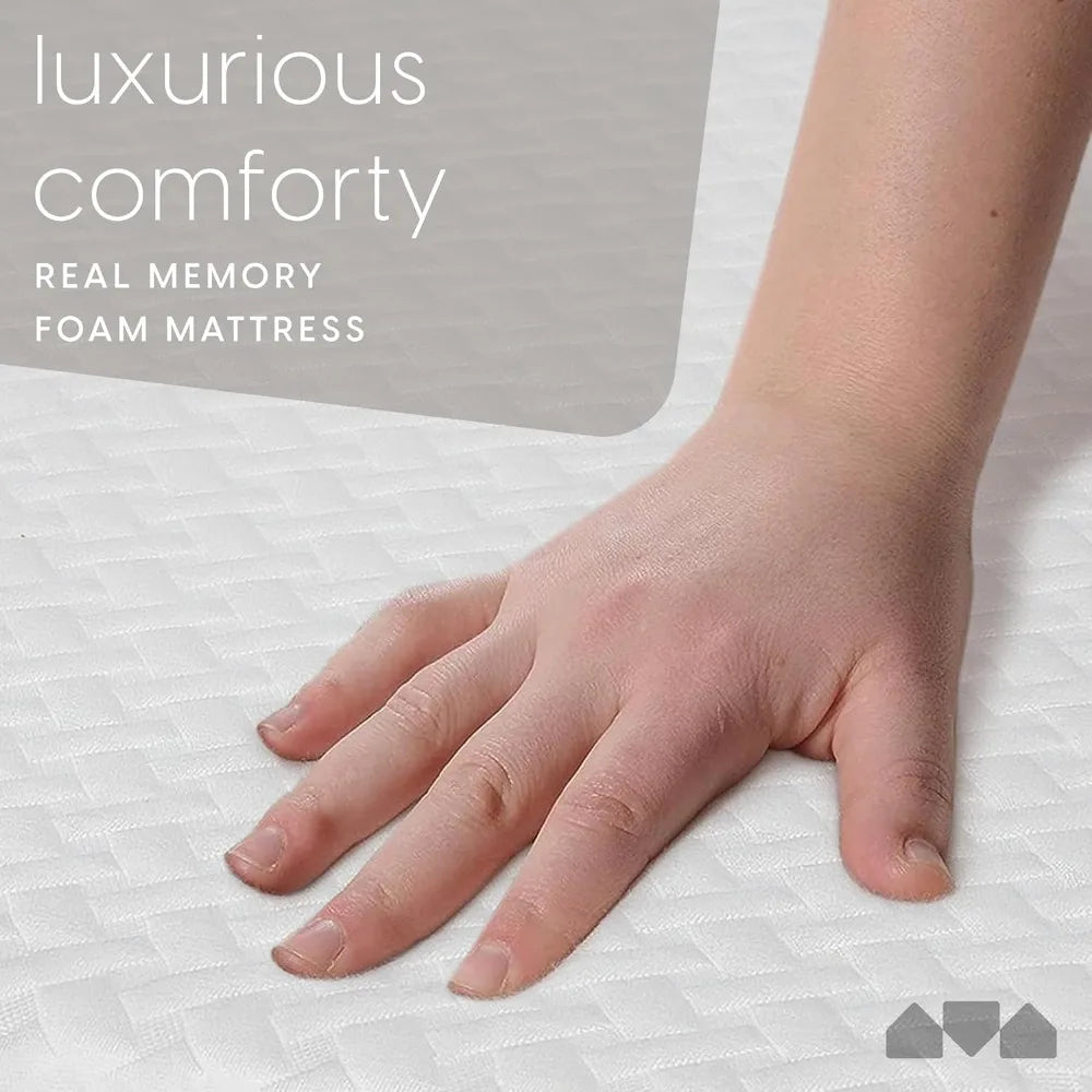 5 in. Deluxe Memory Foam Mattress Cot, Dual-Sided - for Bunk Bed, Daybed, Trundle or Folding Bed Replacement (73.5x31x5