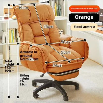 Footrest, Wheels, Student Relaxing Gaming Office Chair