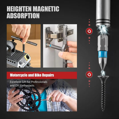 24 in1 Multifunction Ratchet Screwdriver Set, Multi Magnetic Bits, Mini Repair Tool Kit.
