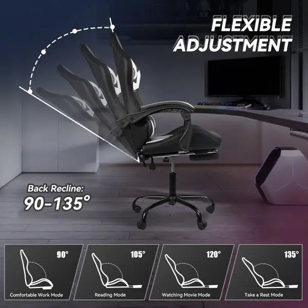 Ergonomic gaming chairs , adult office chairs suitable for long periods of sitting