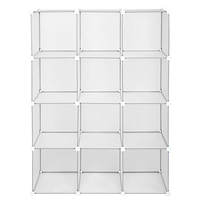 Cube Storage 12-Cube Book Shelf, Storage Shelves, Closet Organizer Shelf