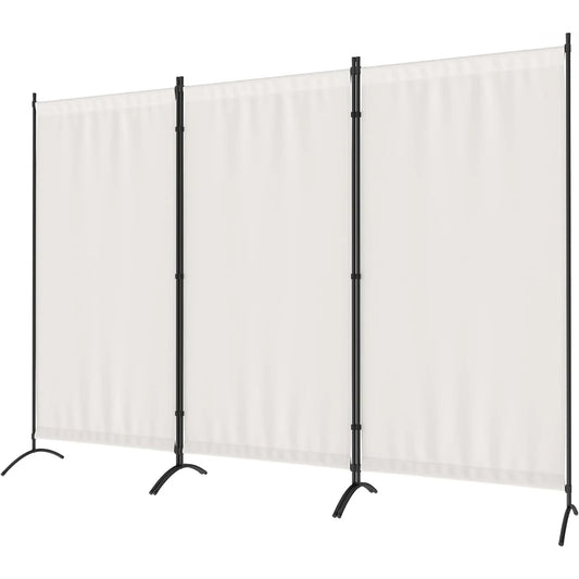 Room Divider, 99’‘W Folding Privacy Screens, 3 Panel Partitions Dividers, for Home, Office, Bedroom, Dorm Decor