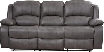 PC Leather Air Reclining Sofa Loveseat Set Living Room Set