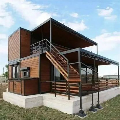 Prefab Houses 2 Story Mobile Homes Expandable Container House Tiny Folding Room Vacation House