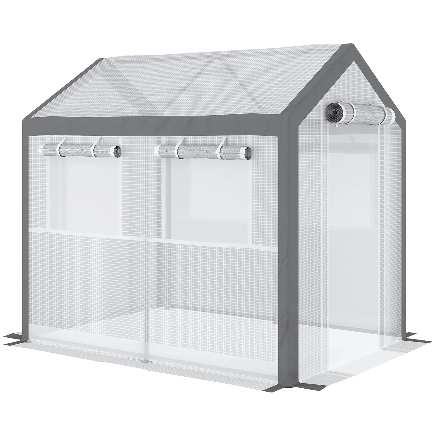 8' X 6' X 7.5' Walk-In Greenhouse Tunnel Portable Plant Garden Steel Frame
