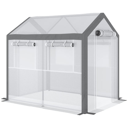 8' X 6' X 7.5' Walk-In Greenhouse Tunnel Portable Plant Garden Steel Frame