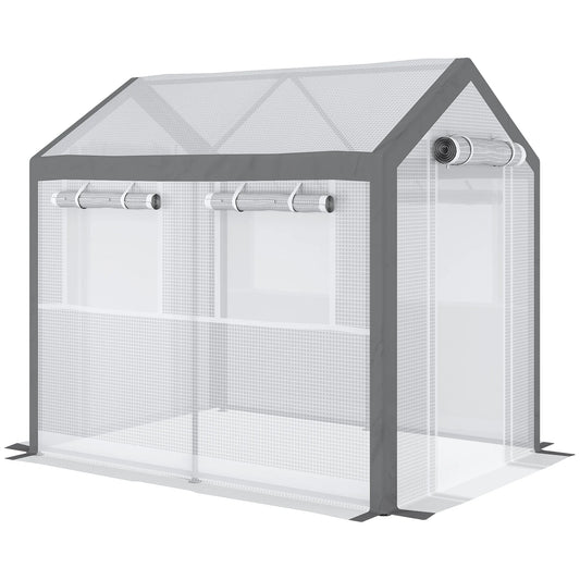 8' X 6' X 7.5' Walk-In Greenhouse Tunnel Portable Plant Garden Steel Frame