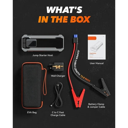 4000A Jump Starter,12V Car Battery Jump Starter, 24000mAh Portable Jump Starter Battery