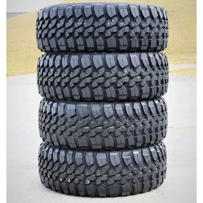 Set of 4 Forceum M/T 08 Plus Mud Off-Road LT235/75R15 Tires - 104/101Q Load Range C 6-Ply BSW. shed.