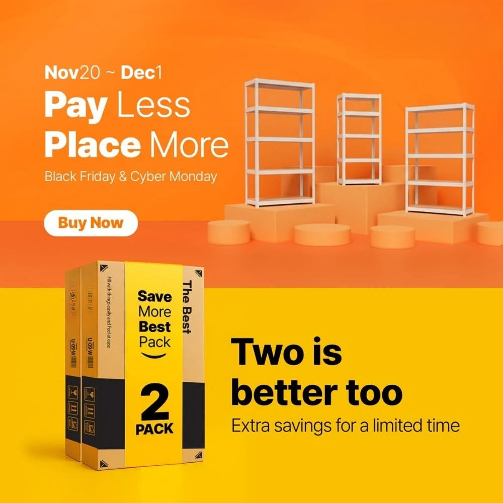 Metal Shelving Unit Adjustable Storage Utility Rack Heavy Duty Shelves Organization