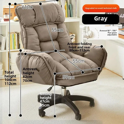 Footrest, Wheels, Student Relaxing Gaming Office Chair