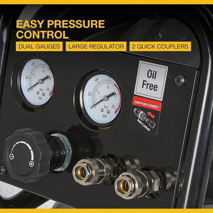 20-Gallon Air Compressor, 2 HP, 120 Volts, 175 PSI