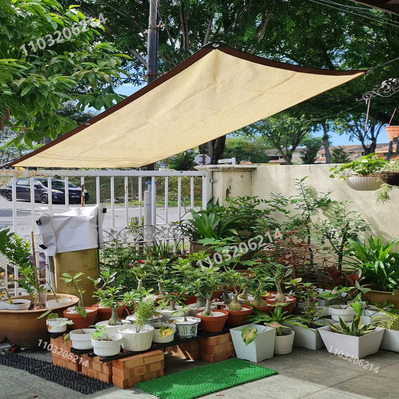 7 Colors Outdoor Garden, Camping Hiking Tent, Sunshade Net, High Density Polyethylene Gardening, Sunshade Cloth, Sunscreen Net