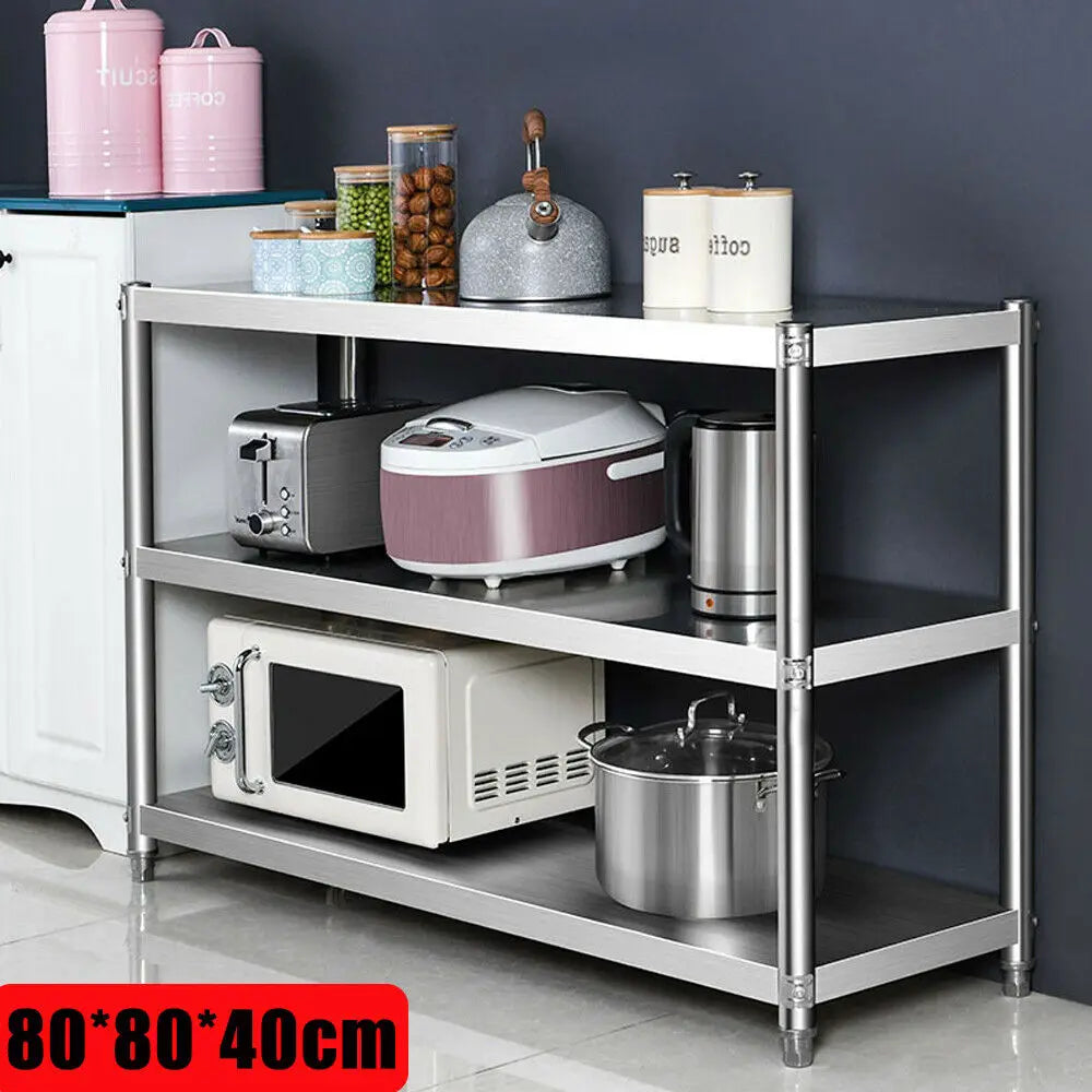 Stainless Steel Storage Shelving Organizer Storage Rack Shelves
