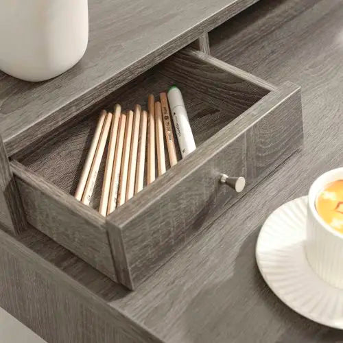 L-shaped family office desk