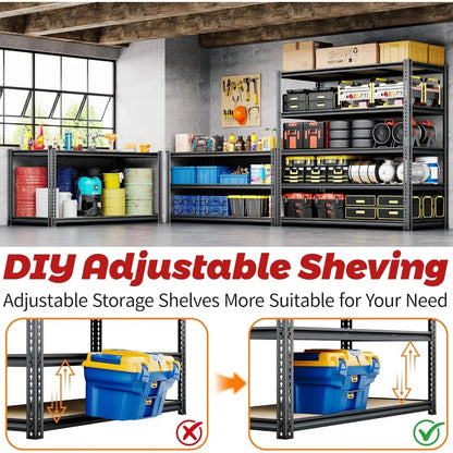 Heavy Duty, Metal Shelving Unit for Garage Storage with 3050 LBS Capacity