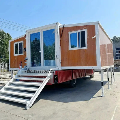 Prefab Houses 2 Story Mobile Homes Expandable Container House Tiny Folding Room Vacation House