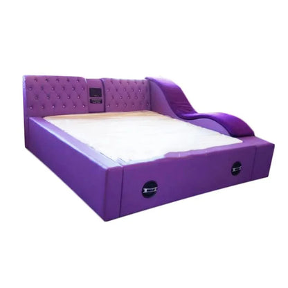 Electronic Japanese Bed Unique Massager Queen Double Smart Bed Lounge Upholstery Bedroom Furniture