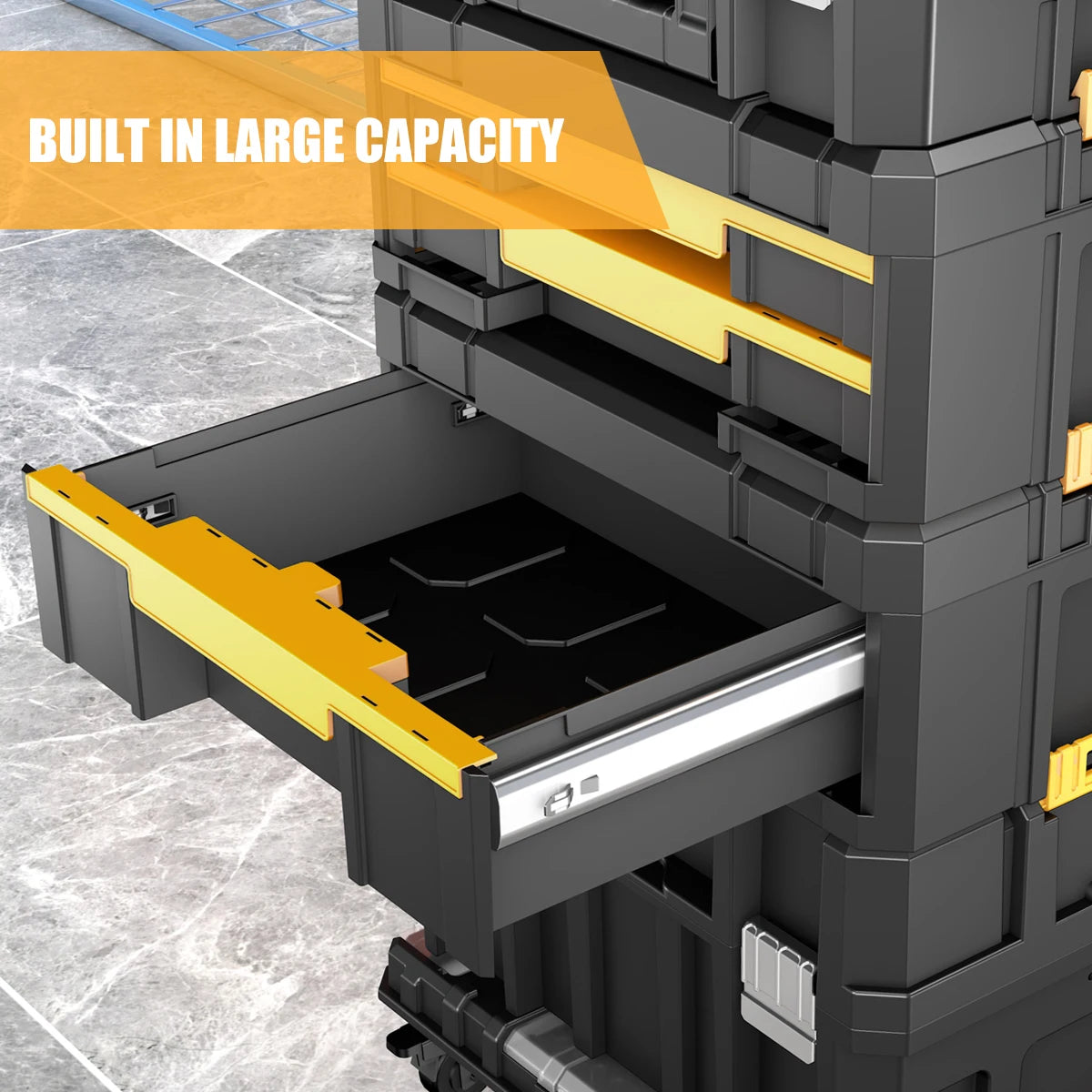 Stackable, Rolling, Tool Box ,Organizer, Storage System For Garage Storage, Home Repairs