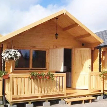 Hot Selling Beautiful Design Luxury Wooden Villa Easy Assemble Prefab Modular, House, Garden, Cabin