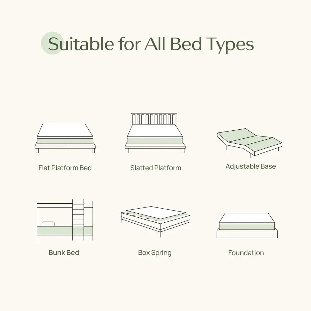 6 Inch Gel Memory Foam Mattress in a Box, Fiberglass Free, Breathable for Cooler Sleep Supportive & Pressure Relief, Customized