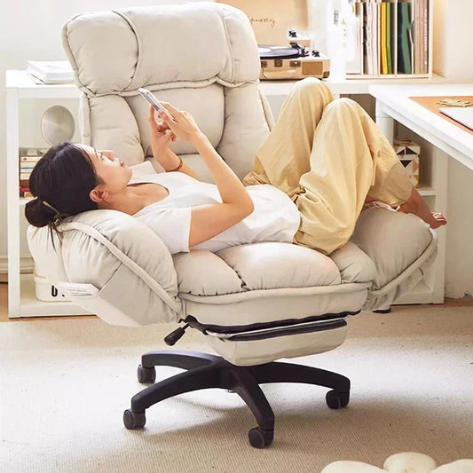 Footrest, Wheels, Student Relaxing Gaming Office Chair