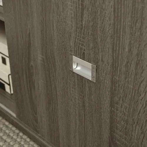 L-shaped family office desk