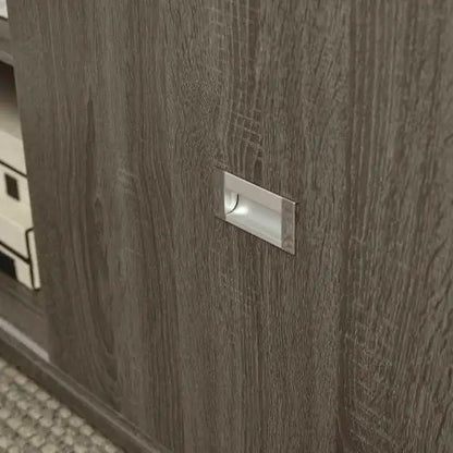 L-shaped family office desk